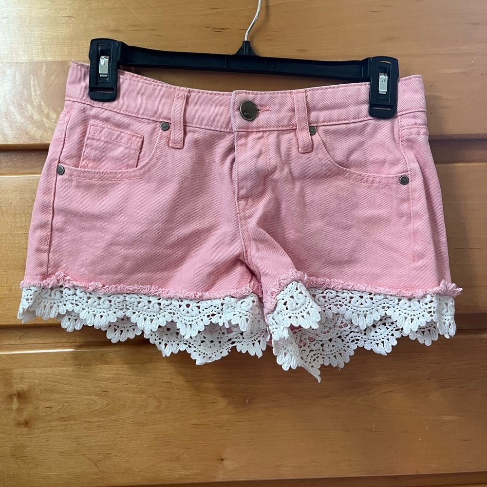 Denim shorts